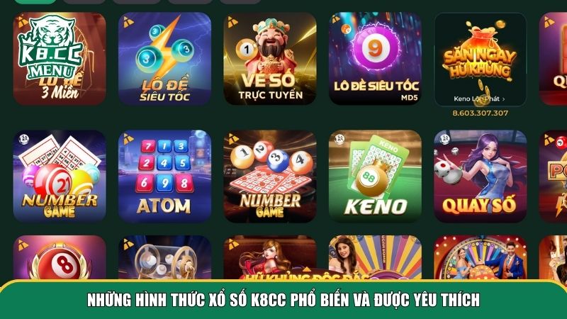 xo so k8cc 1 Người chơi có thể lựa chọn nhiều loại hình xổ số K8CC khác nhau