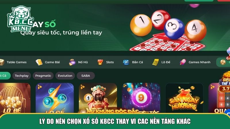 xo so k8cc 3 Xổ số K8CC nổi bật nhờ sự khác biệt về dịch vụ và trải nghiệm